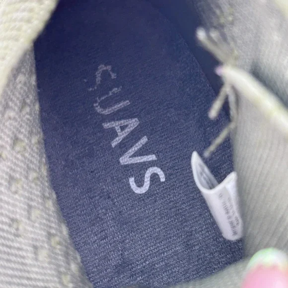 SUAVS Shoes Womens Size 9 Zilker Olive Green Knit High Top Lightweight Sneakers - Picture 10 of 15